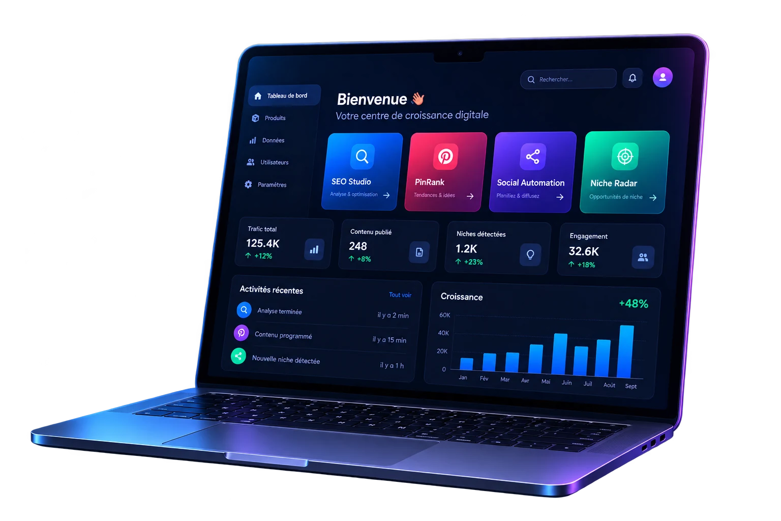 Illustrative preview of the Artivox workspace and its four tools
